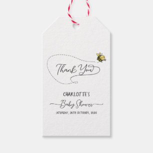 Cute Little Bee Baby Shower Gift Tags