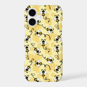 Cute little bees pattern