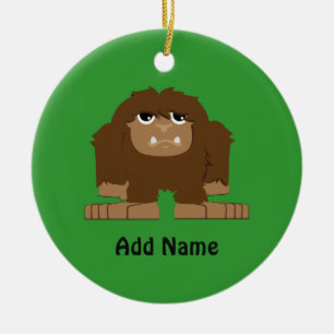 Cute little Bigfoot Ceramic Tree Decoration