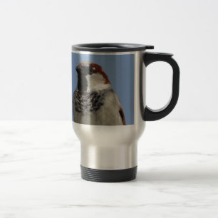 Cute little bird travel mug