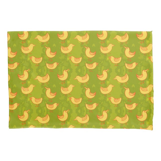 Cute Little Birds Pillowcase (Front)