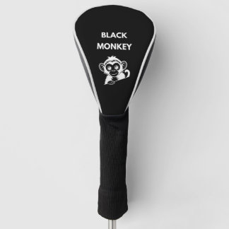 Cute Little Black Monkey Golf Head Cover
