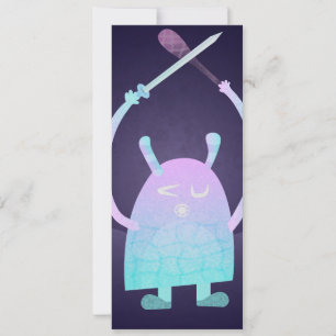 Cute Little Blue Monster