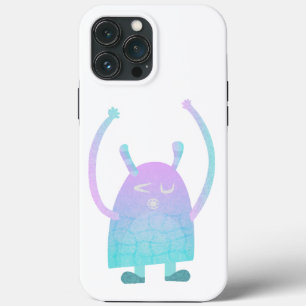 Cute Little Blue Monster iPhone 13 Pro Max Case