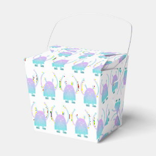 Cute Little Blue Monster Favour Box