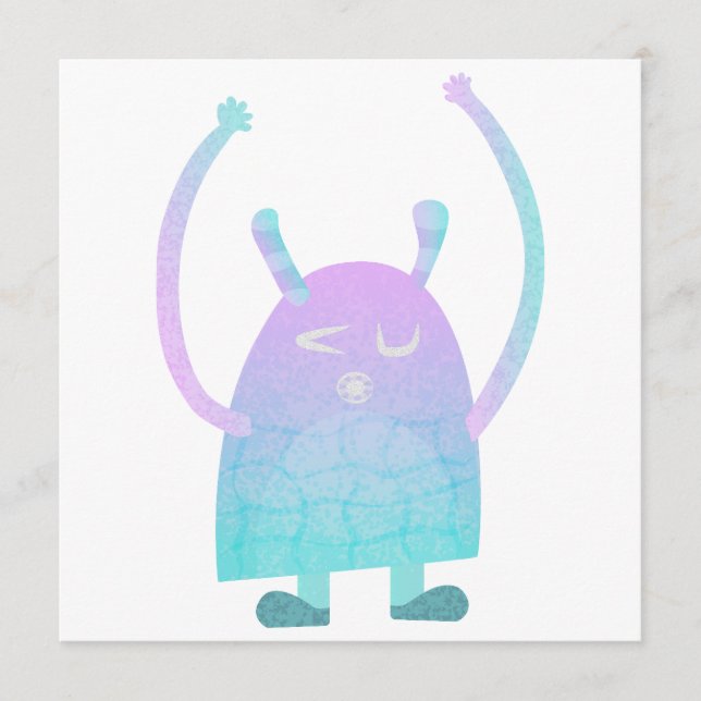 Cute Little Blue Monster Programme (Front)