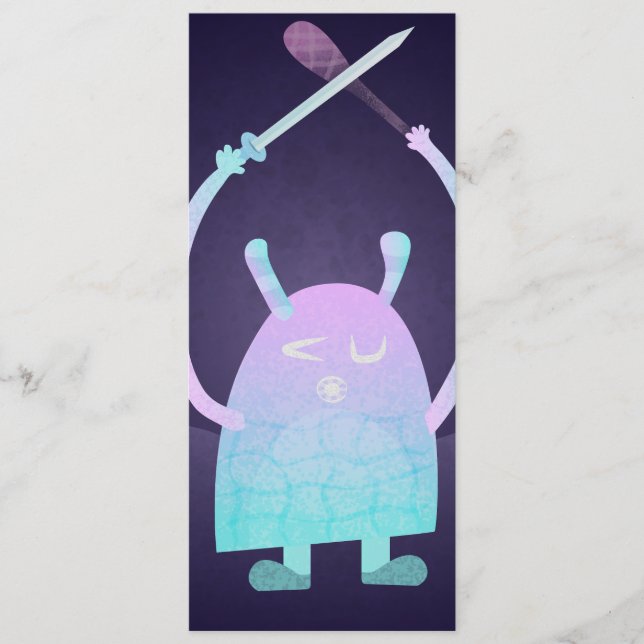 Cute Little Blue Monster Programme (Front)