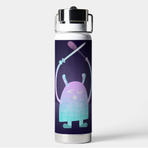Cute Little Blue Monster Water Bottle
