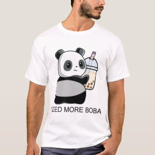 Cute Little Bobaholic Panda Needs More Boba!  T-Shirt