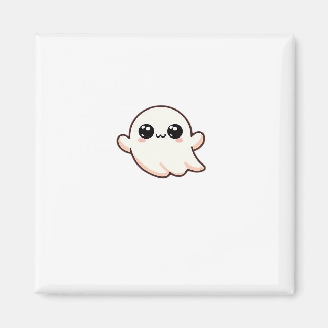 Cute Little Boo Basic Clean Magnet (Front)