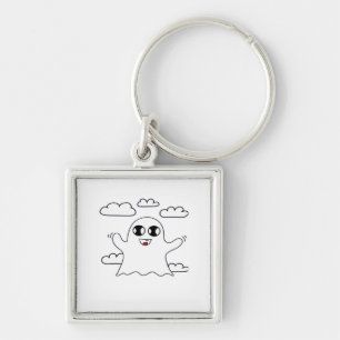 Cute Little Boo Creative Style Key Ring