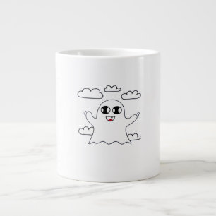 Cute Little Boo Creative Style Large Coffee Mug