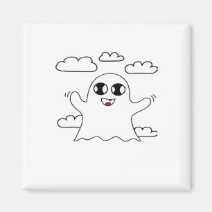 Cute Little Boo Creative Style Magnet