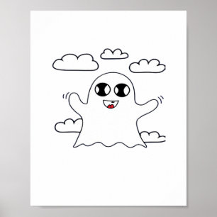 Cute Little Boo Creative Style Poster