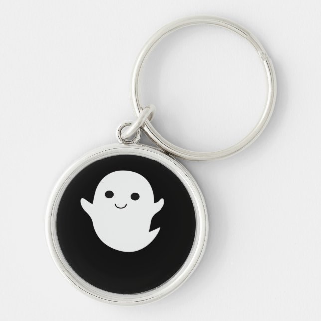Cute Little Boo Fitted Key Ring (Front)