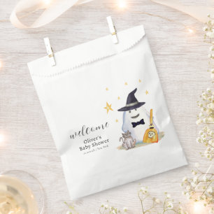 Cute Little Boo Ghost Boy Baby Shower Welcome Favour Bags