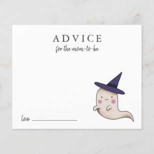 Cute Little Boo Girl Advice for Mummy Card