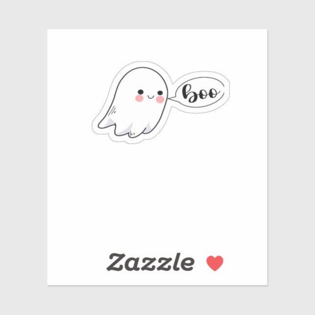 Cute Little Boo Graphic Cool Aesthetic (Sheet)