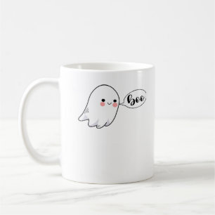 Cute Little Boo Graphic Cool Aesthetic Coffee Mug
