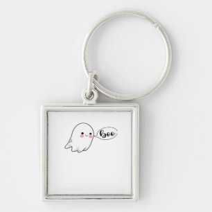 Cute Little Boo Graphic Cool Aesthetic Key Ring