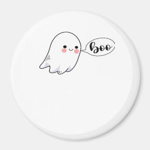 Cute Little Boo Graphic Cool Aesthetic Magnet