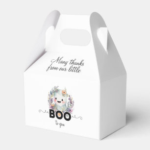 Cute Little Boo Halloween Baby Shower Favour Box