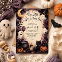 Cute Little Boo Halloween Baby Shower