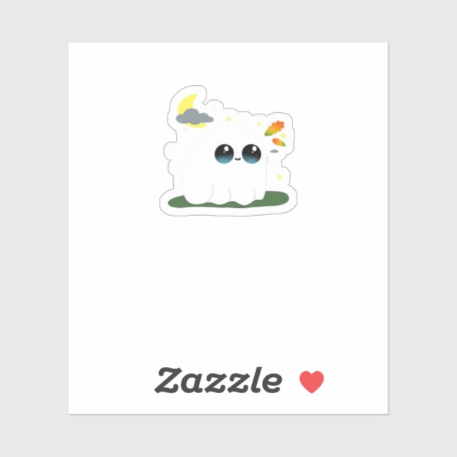 Cute Little Boostie Fall Scene Vintage Classic (Sheet)