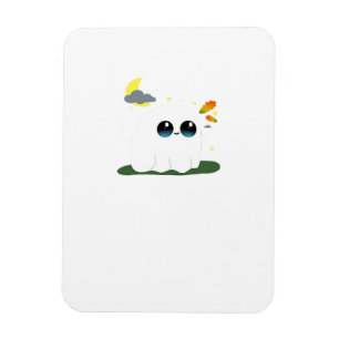 Cute Little Boostie Fall Scene Vintage Classic Magnet