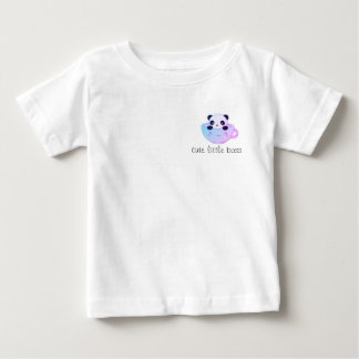 Cute Little Boss – Kawaii Panda in a Cup Sticker  Baby T-Shirt