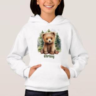Cute little brown bear add name