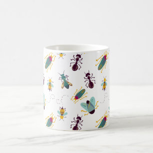 cute little bugs insects coffee mug