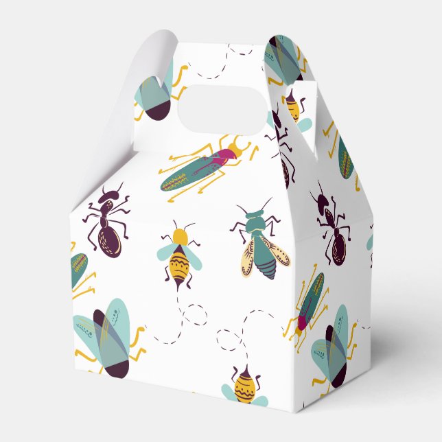 cute little bugs insects favour box (Front Side)