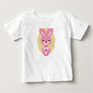 Cute little bunny girl cartoon  baby T-Shirt