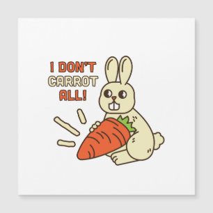 Cute Little Bunny Holding Its Carrot