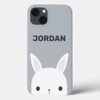 Cute Little Bunny Rabbit with Personalised Name