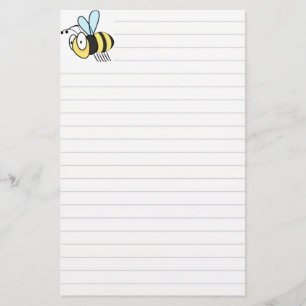 Cute Little Cartoon Bumble Bee Stationary Stationery