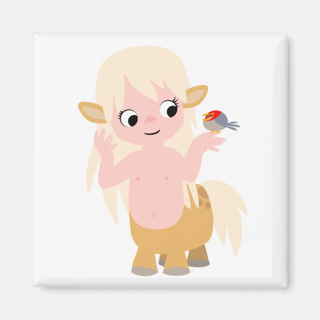 Cute Little Cartoon Centauress Baby T-Shirt Magnet (Front)