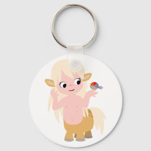 Cute Little Cartoon Centauress Keychain