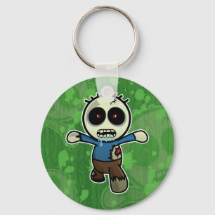 Cute Little Cartoon Zombie Key Ring