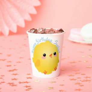 Cute Little Chick Paper Cups