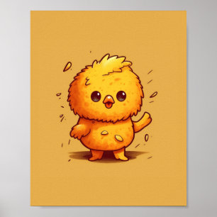 Cute little chick poster
