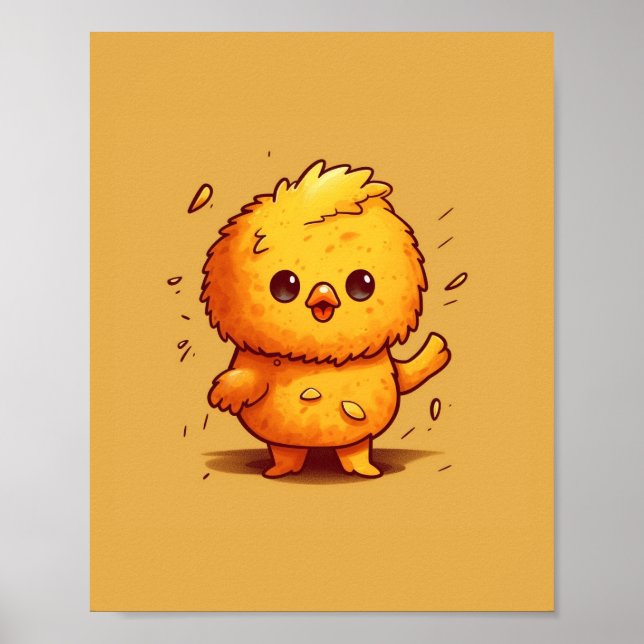 Cute little chick poster (Front)
