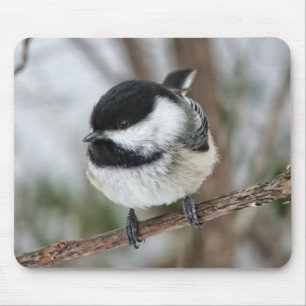Cute Little Chickadee Mouse Mat