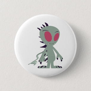 Cute little Chupacabra 6 Cm Round Badge