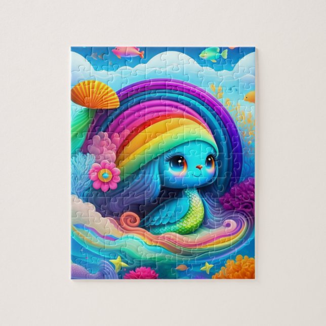 Cute Little Colourful Fantasy Jigsaw Puzzle (Vertical)
