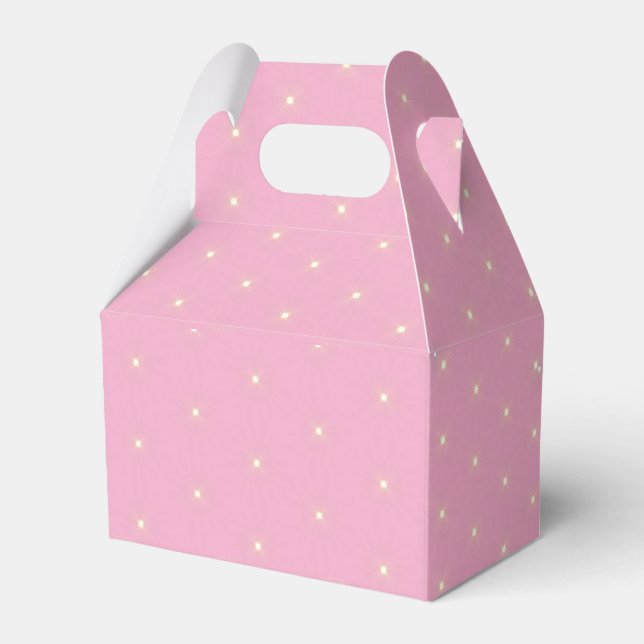 cute little colourful heartheart favour box (Back Side)