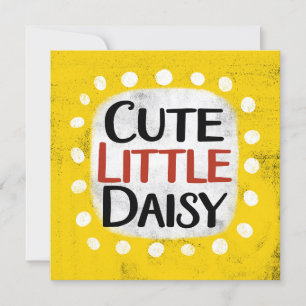 Cute Little Daisy Greeting Card