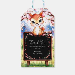 Cute Little Deer Baby Shower Gift Tags