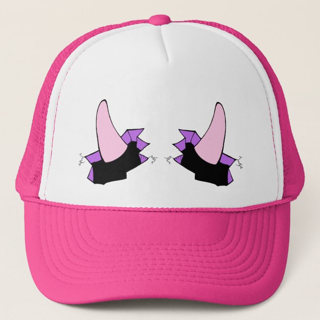 Cute Little Devil Trucker Hat (Front)